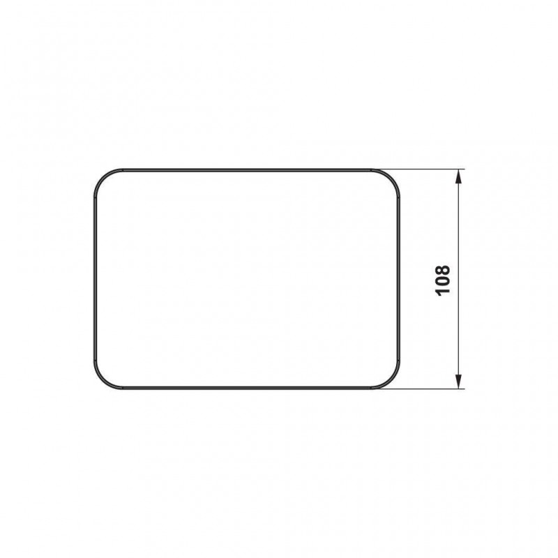 Kệ kính trắng 150 Hafele 495.80.237
