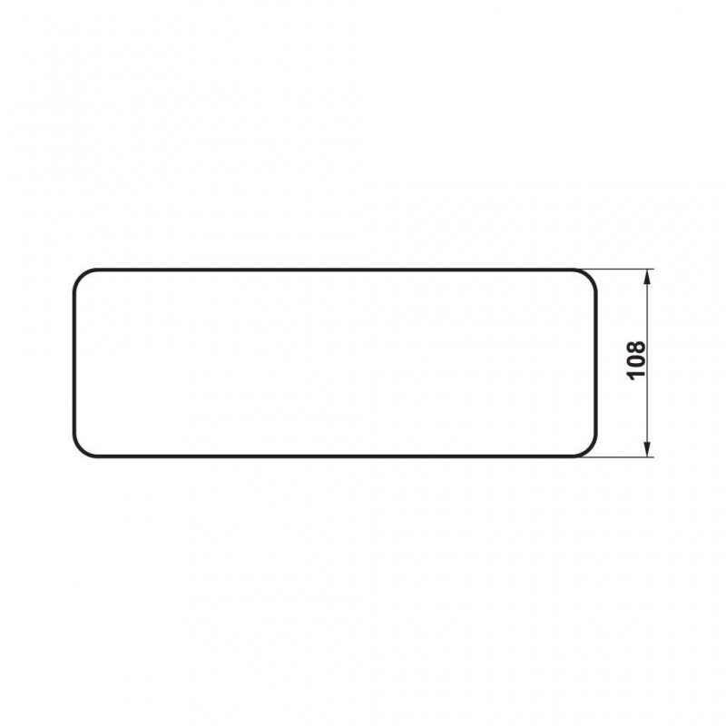 Kệ kính trắng 300 Hafele 495.80.238