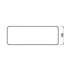 Kệ kính trắng 300 Hafele 495.80.238