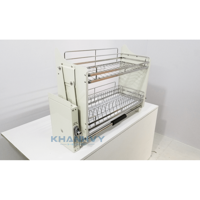 Kệ nâng hạ bát đĩa inox 304 mờ Atigold ATD80