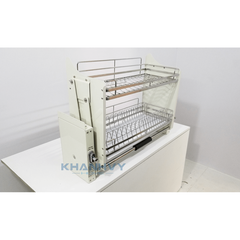 Kệ nâng hạ bát đĩa inox 304 mờ Atigold ATD80