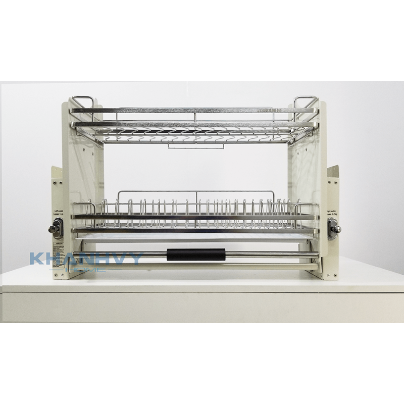 Kệ nâng hạ bát đĩa inox 304 mờ Atigold ATD80