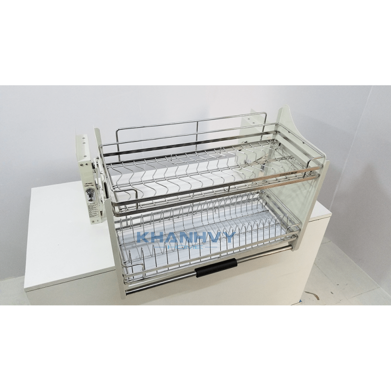 Kệ nâng hạ bát đĩa inox 304 mờ Atigold ATD80