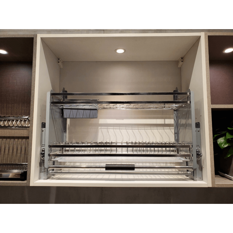 Kệ nâng hạ úp chén dĩa Imundex 800mm 7 801 100