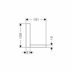 Kệ tắm AXOR ShowerSolutions 240/120 589.51.231