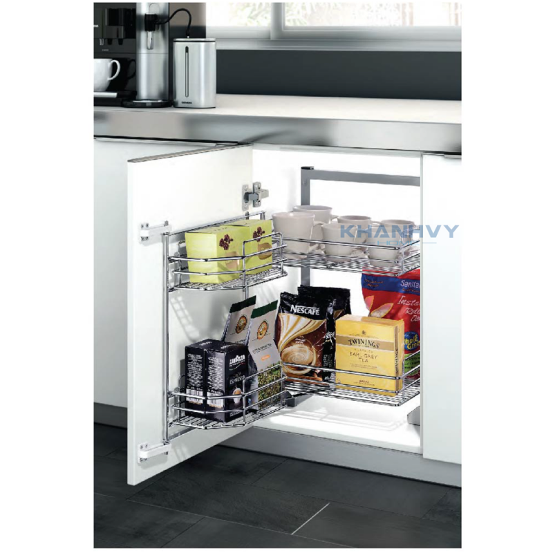 Kệ thực phẩm 4 rổ inox 304 Higold 309010