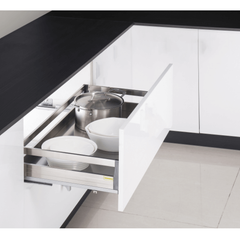 Kệ xoong nồi hộp 2 lớp đáy, gắn cánh Eurogold EU130700