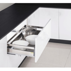 Kệ xoong nồi hộp 2 lớp đáy, gắn cánh Eurogold EU130900