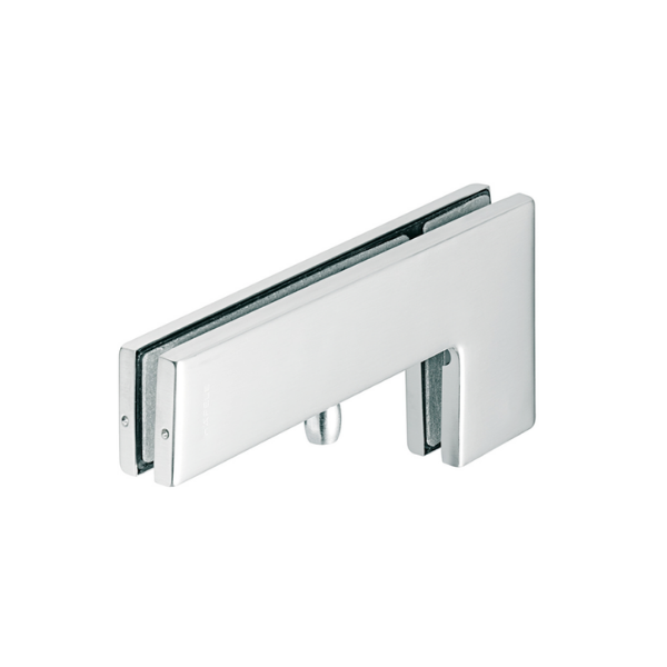 Kẹp kính chữ L Inox mờ Hafele 981.00.030