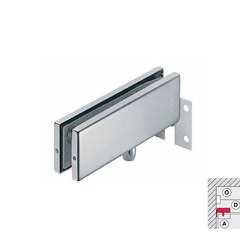 Kẹp Kính Trên Khung Gắn Tường Inox Mờ Hafele 981.50.050