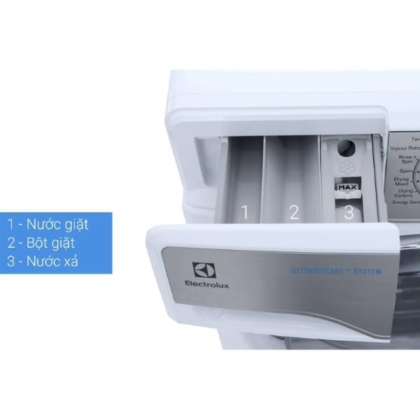 Máy giặt kết hợp sấy Electrolux EWW14023 giặt 10 kg - sấy 7 kg