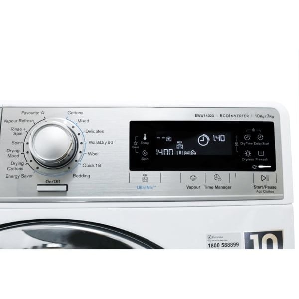Máy giặt kết hợp sấy Electrolux EWW14023 giặt 10 kg - sấy 7 kg