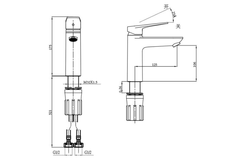 Vòi lavabo Jomoo 32676-739/HBS-Z