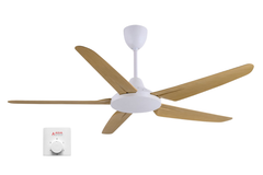Quạt trần Asia Lighting QT05HS-G-01 5 cánh màu gỗ