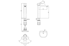Vòi lavabo Jomoo 32416-715/EA-Z