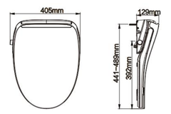 Nắp rửa điện tử Jomoo ZD1120-SA-IDO