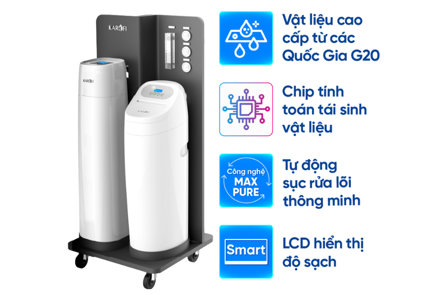 Máy lọc tổng trung tâm Karofi WHF - E666