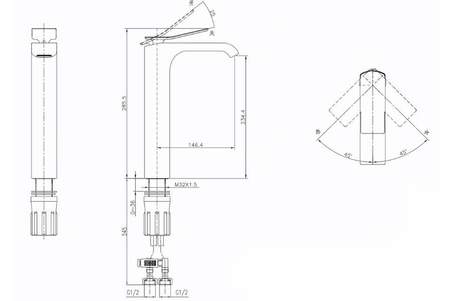Vòi lavabo Jomoo 32406-673/HAS-Z