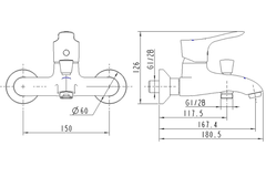 Sen tắm Jomoo 35128-147/1C-1