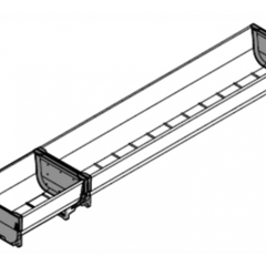 Khay chia Blum Bl1 ZSI.500BI1N Mã số: 555.24.520