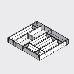 Khay chia đũa muỗng Blum ORGA-LINE ZHI.437TI5 4459680