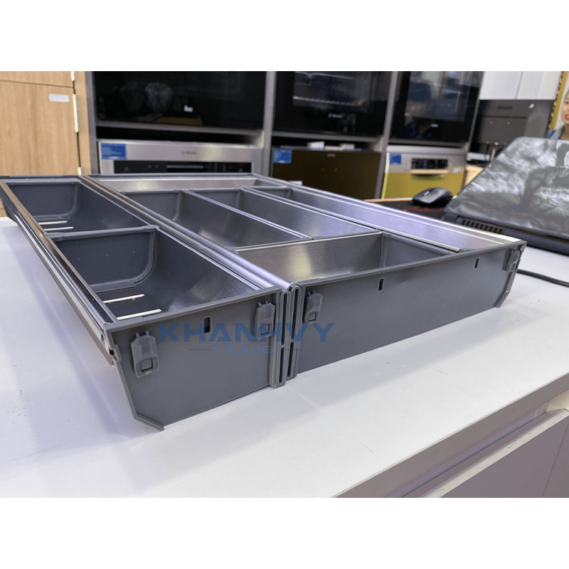 Khay chia thìa nĩa inox 304 mỏ rộng Eurogold ETC650E