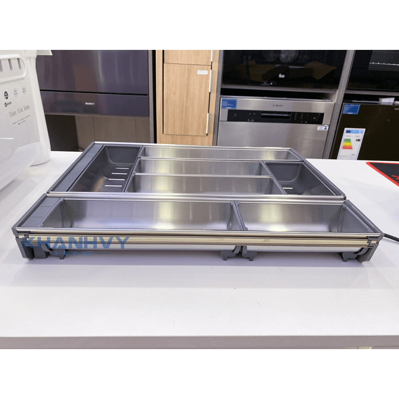 Khay chia thìa nĩa inox 304 mỏ rộng Eurogold ETC650E