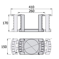 Khay đựng chén dĩa Imundex 7 809 938