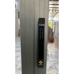 Khóa cửa nhôm vân tay hubert HB CN79 Black App wifi