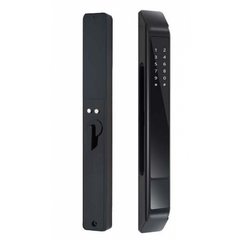 Khóa cửa nhôm vân tay hubert HB CN79 Black Bluetooth