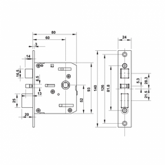 Khóa điện tử Hafele DL7100 912.20.315