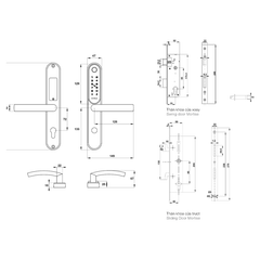 Khóa điện tử Hafele EL6500 TCS 912.05.970