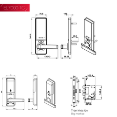 Khóa điện tử Hafele EL7000-TC 912.05.496
