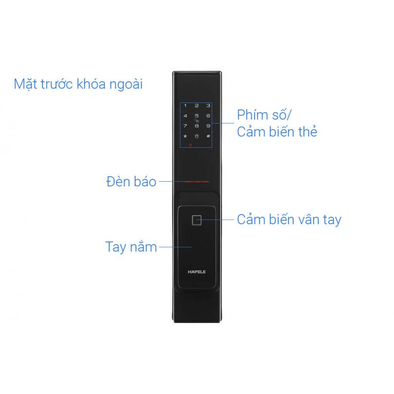 Khóa điện tử Hafele PP8100 912.20.260