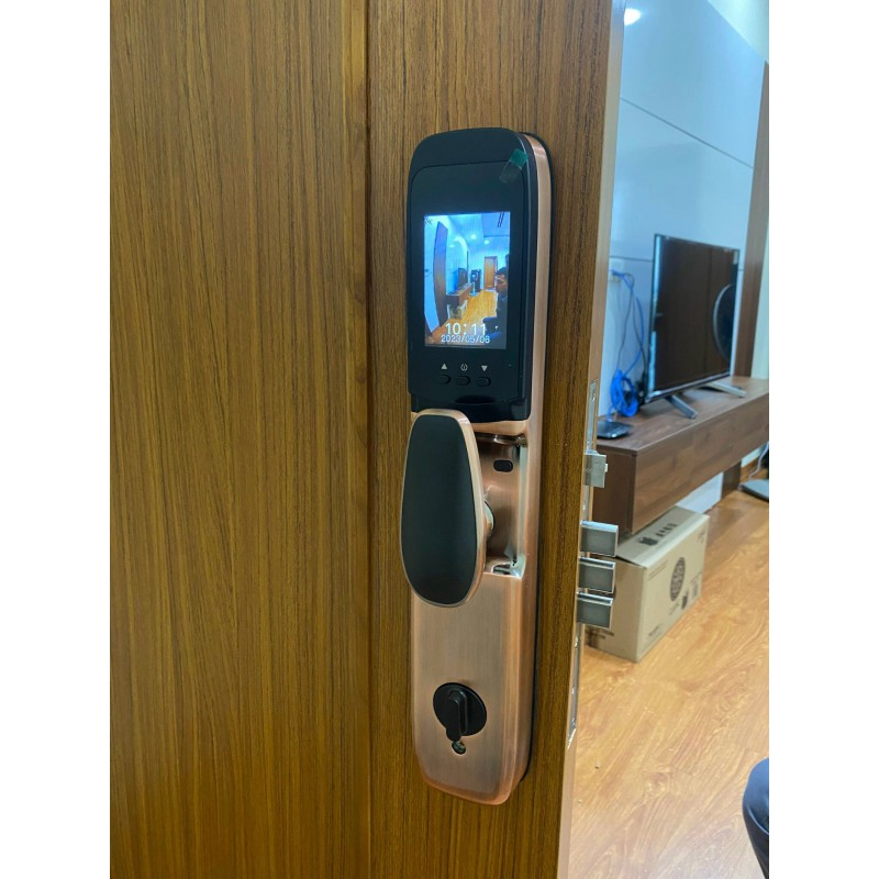 Khóa điện tử Hubert HB CG77 Copper