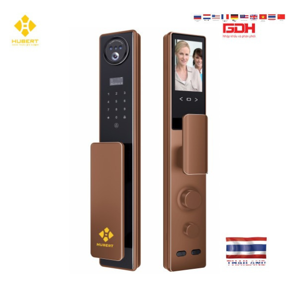Khóa điện Tử Hubert HB CGI5 EU Amber Gold