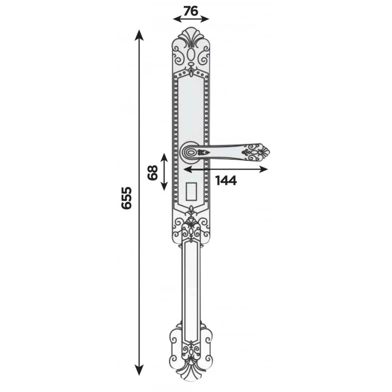 Khóa điện tử Hubert HB DS77 Copper