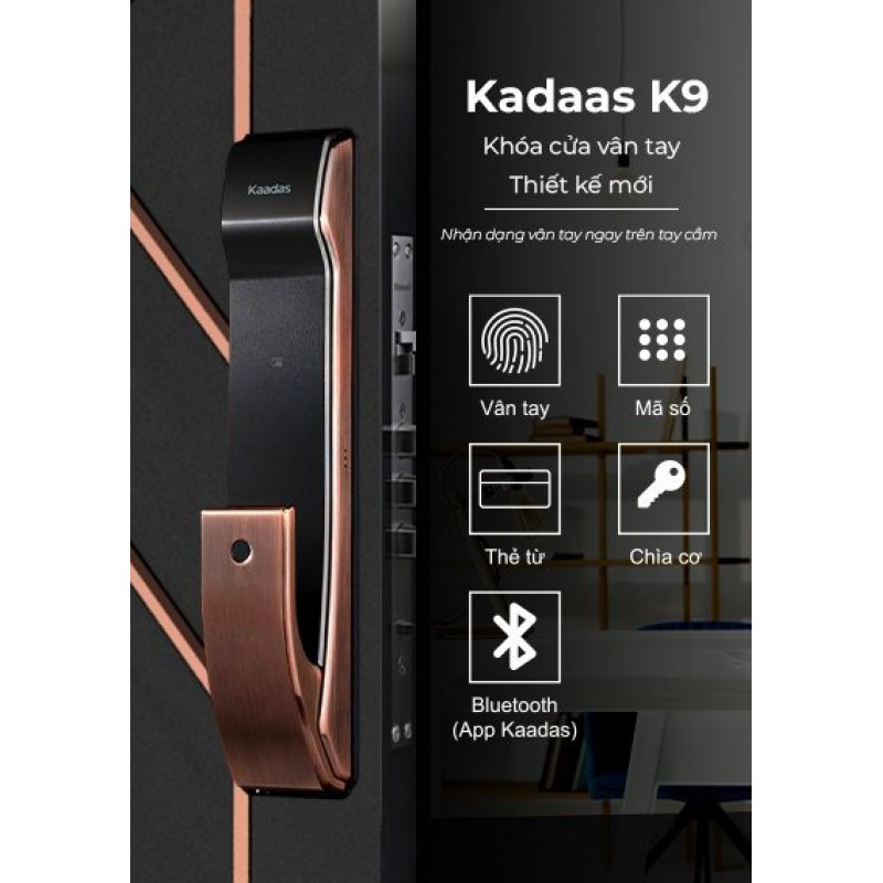 Khoá điện tử Kaadas K9-5 Copper