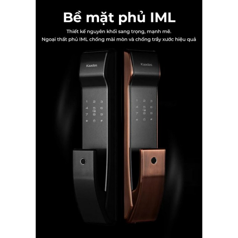 Khoá điện tử Kaadas K9-5W Black