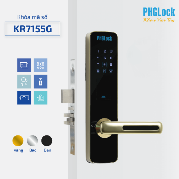 Khóa điện tử PHGLock KR7155GR