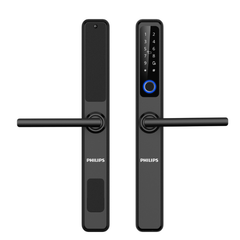 Khóa điện tử Philips DDL608-5HWS cửa nhôm màu đen