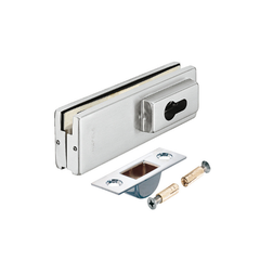 Khóa kẹp chân kính inox bóng Hafele 981.00.401