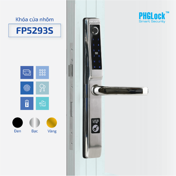 Khóa vân tay PHGLock FP5293S