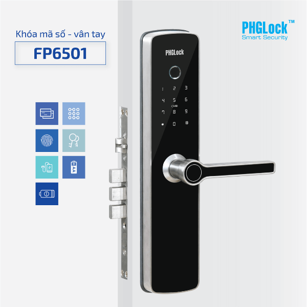 Khóa vân tay phglock FP6501S