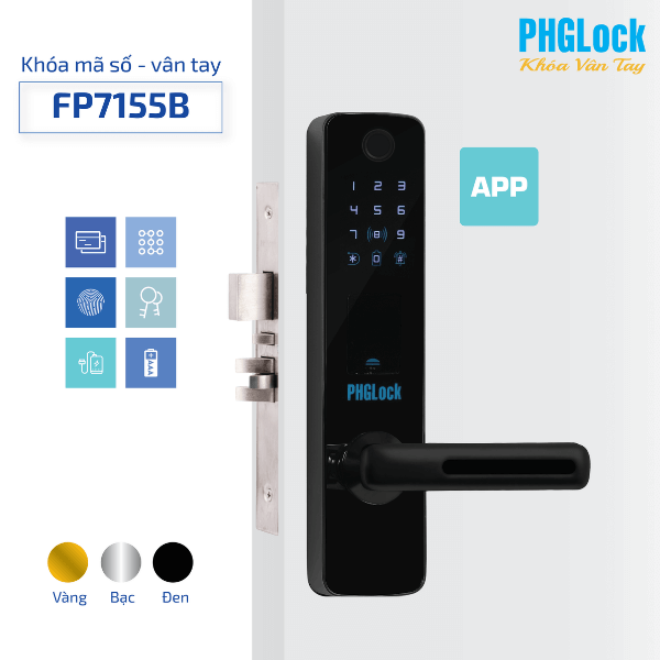 Khóa vân tay PHGlock FP7155BR App