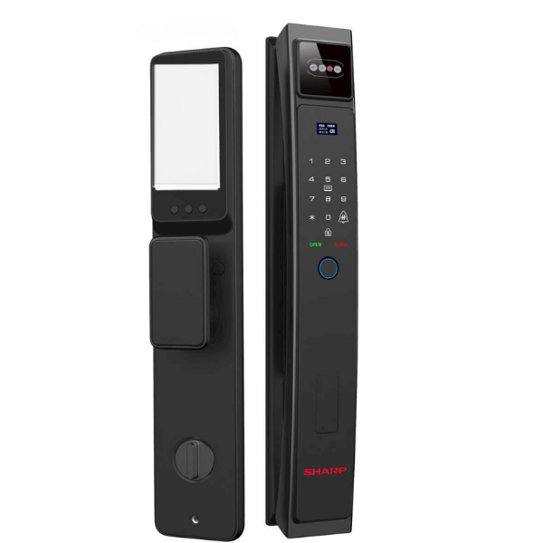 Khóa vân tay thông minh Sharp H3-FV Black Gray