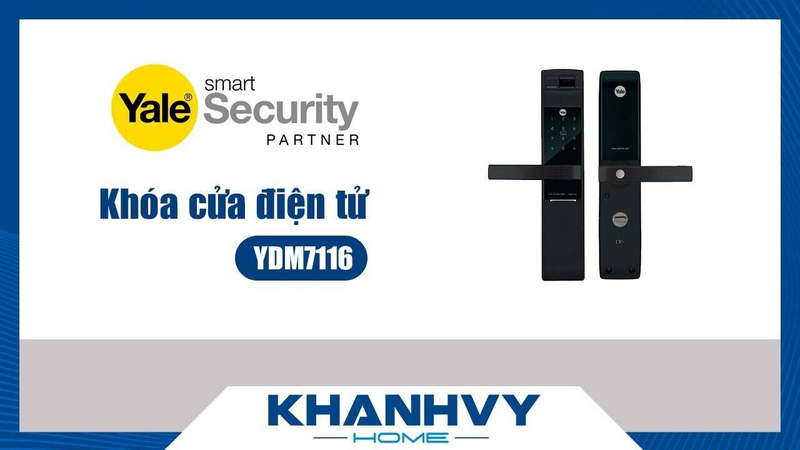Khóa vân tay Yale YDM7116A MB