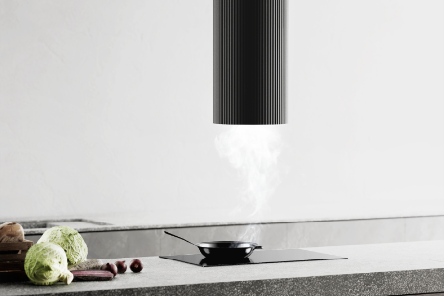 Máy hút mùi Malloca K-382B đảo Monoblack