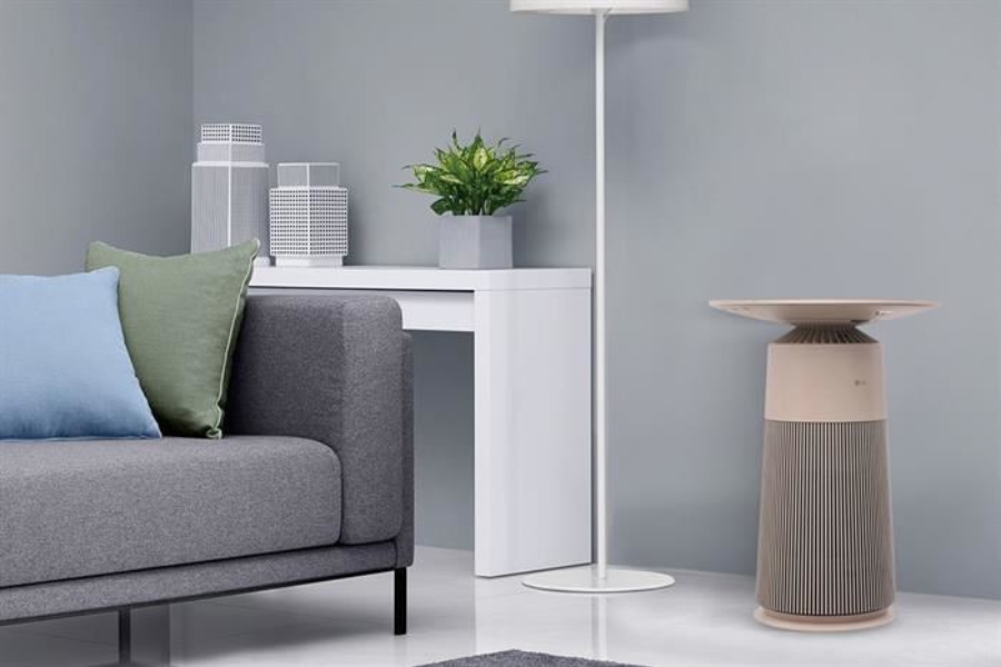 Máy lọc không khí LG AS20GPBK0 PuriCare AeroFurniture Công nghệ UVnano™ Màu nâu