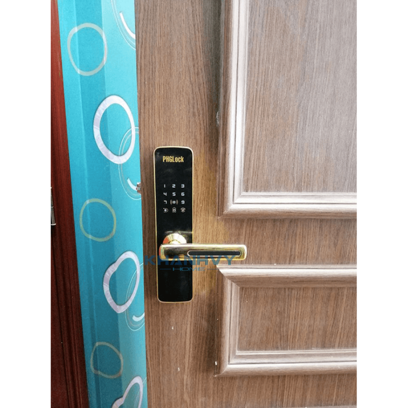 Khóa điện tử PHGLock KR7153W Gold Remote